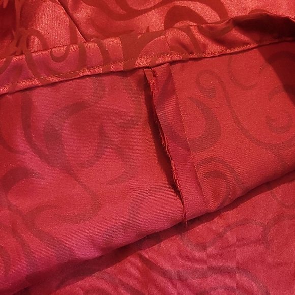 Vintage Homemade Red Skirt L - Picture 13 of 14